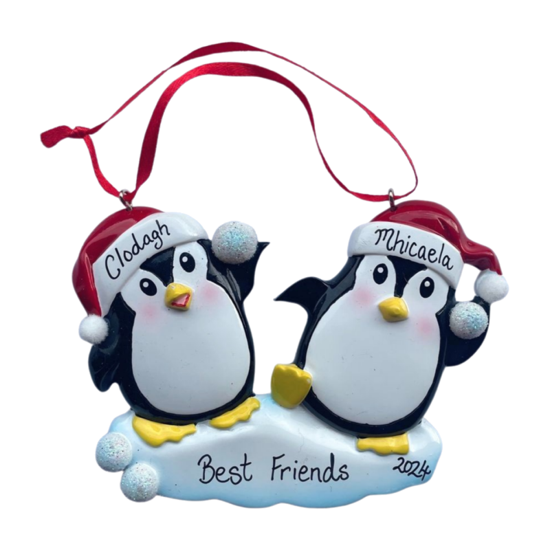 Penguin Snowball Couple