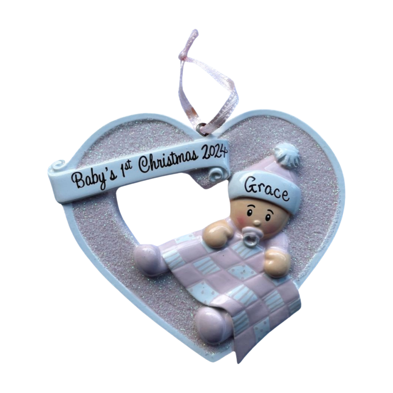 Girl In Heart Baby's 1st Christmas
