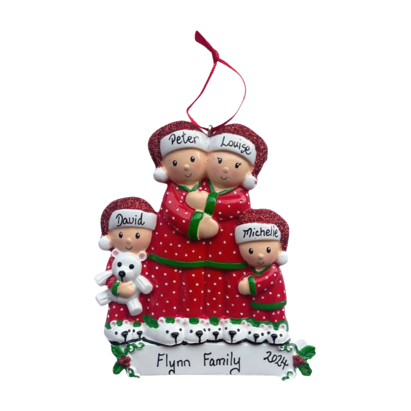 Pajama Family of 4