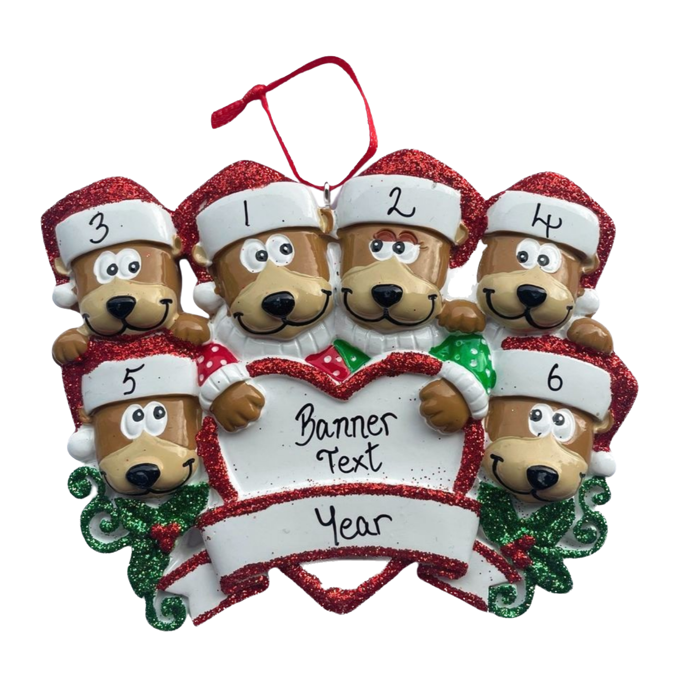 Brown Bear Family of 6