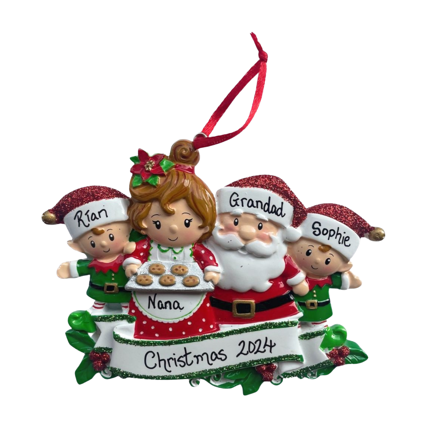 Santa & Mrs Claus with 2 Children