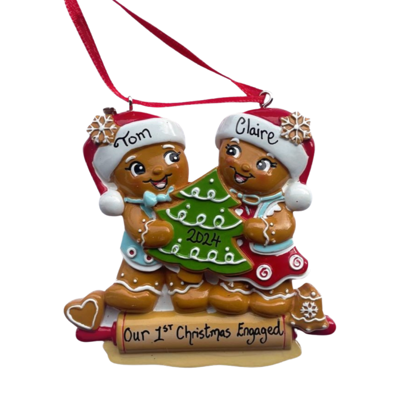 Cute Gingerbread Family of 2