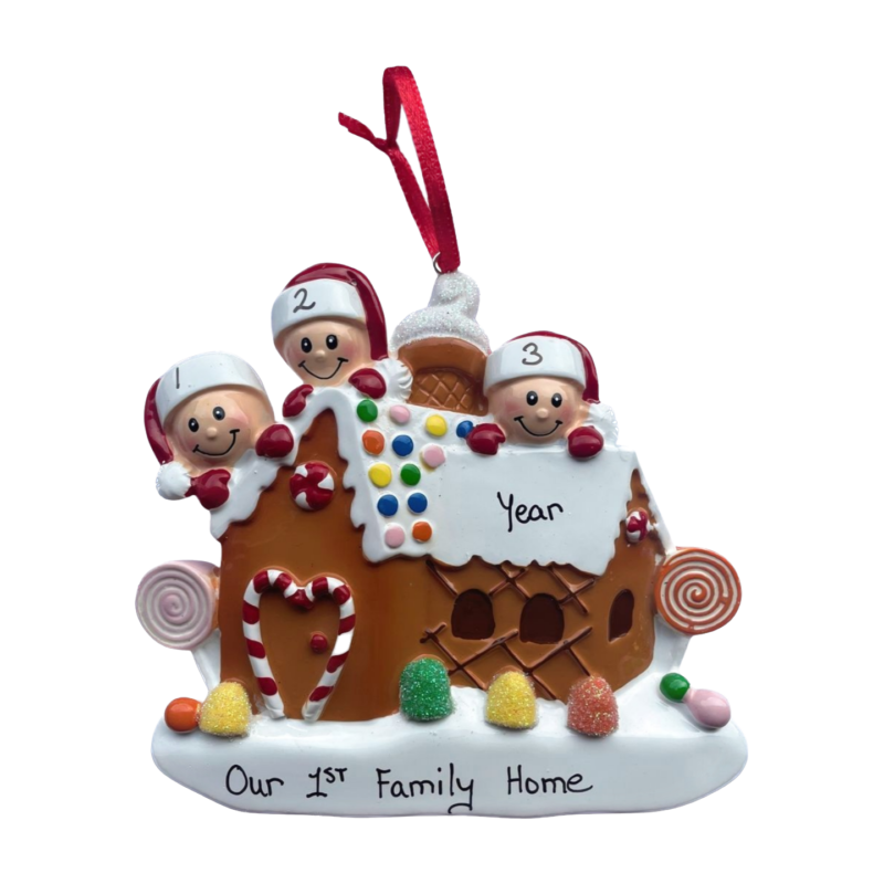 Gingerbread House With 3