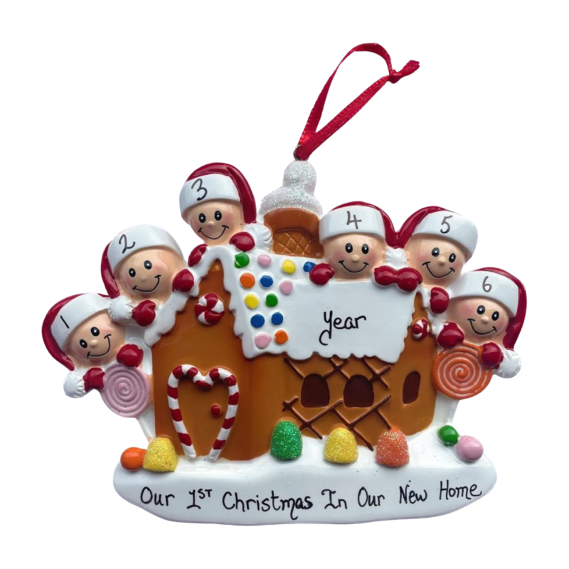 Gingerbread House With 6