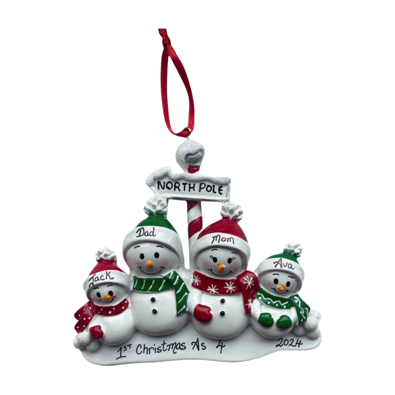 North Pole Family of 4