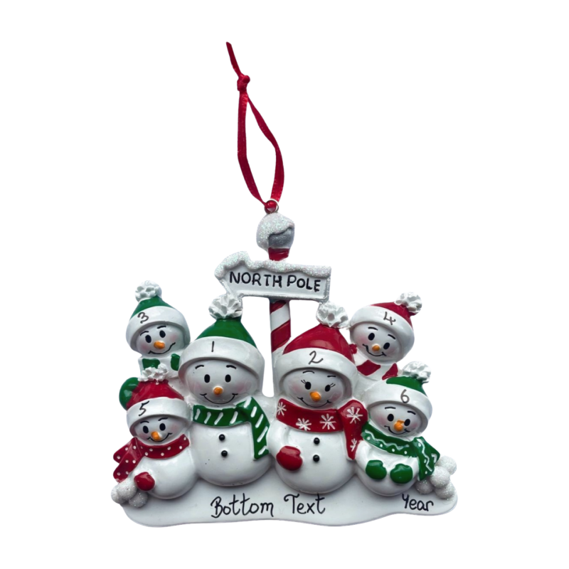 North Pole Family of 6