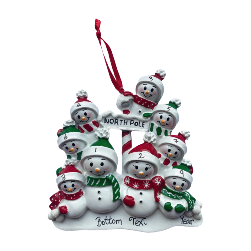 North Pole Family of 9
