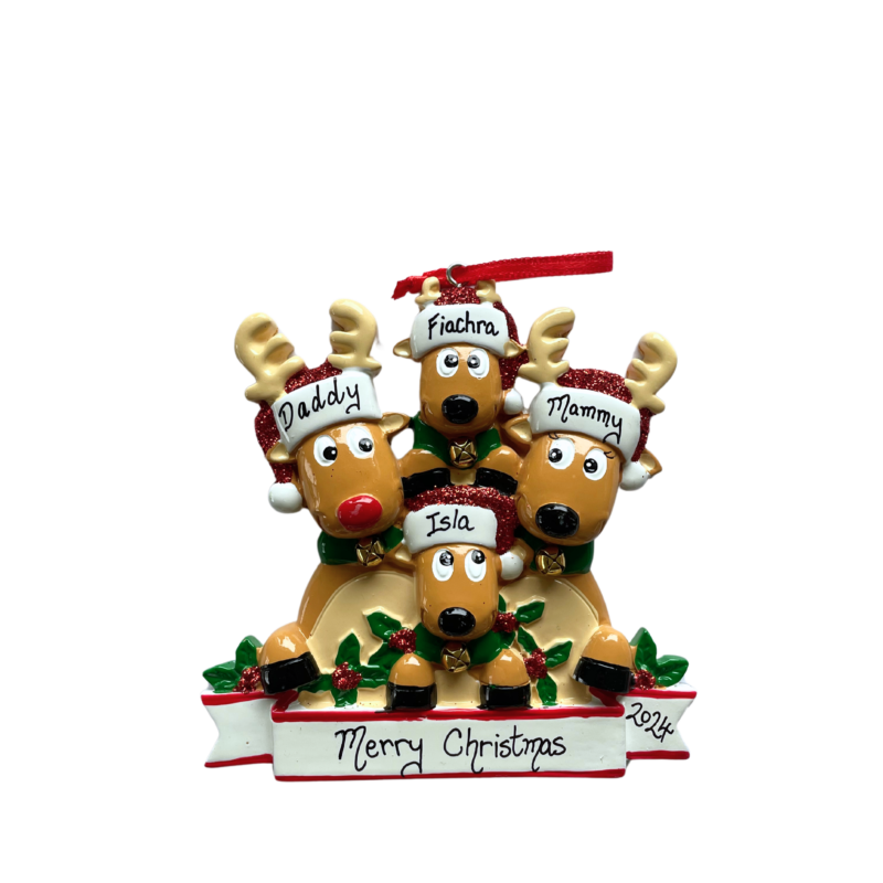 New Reindeer Family of 4