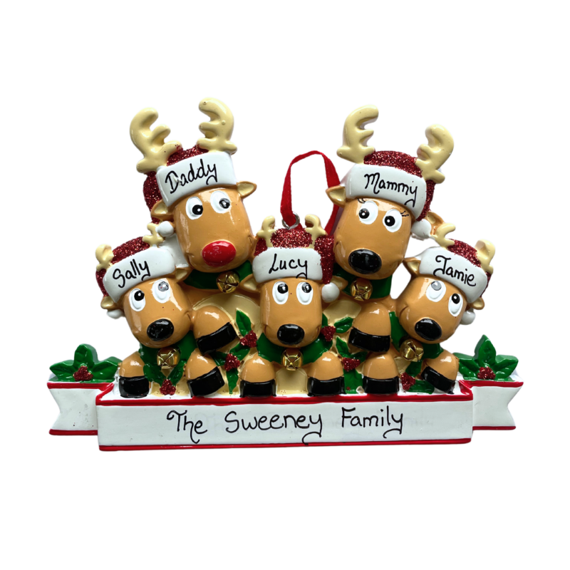 New Reindeer Family of 5
