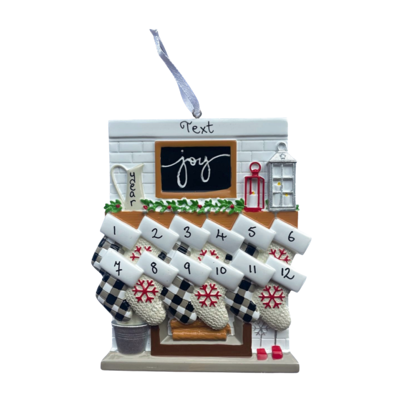 Fireplace Mantle Family of 12