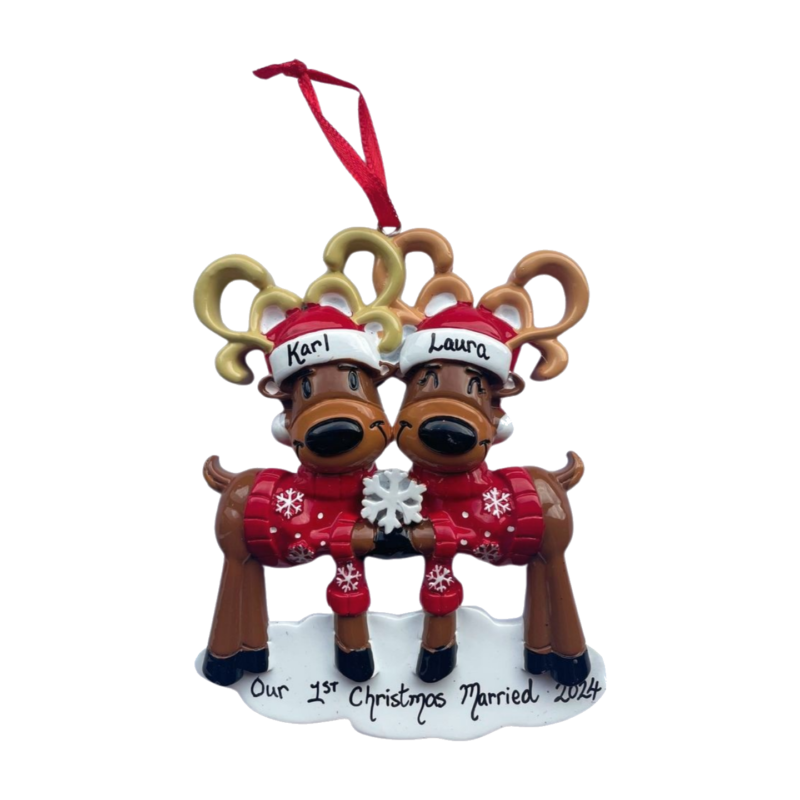 Mr. & Mrs. Reindeer Couple