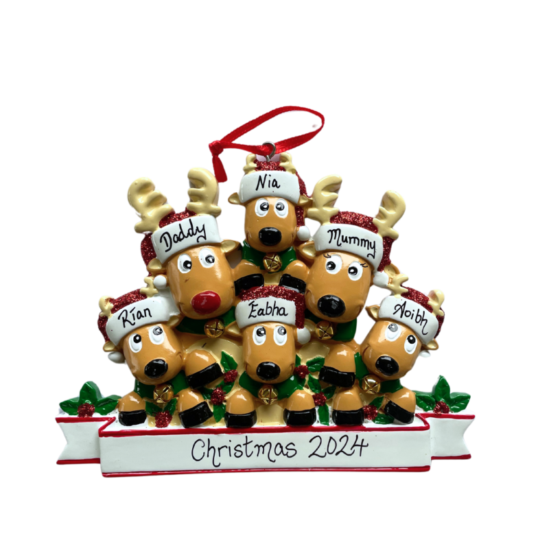 New Reindeer Family of 6