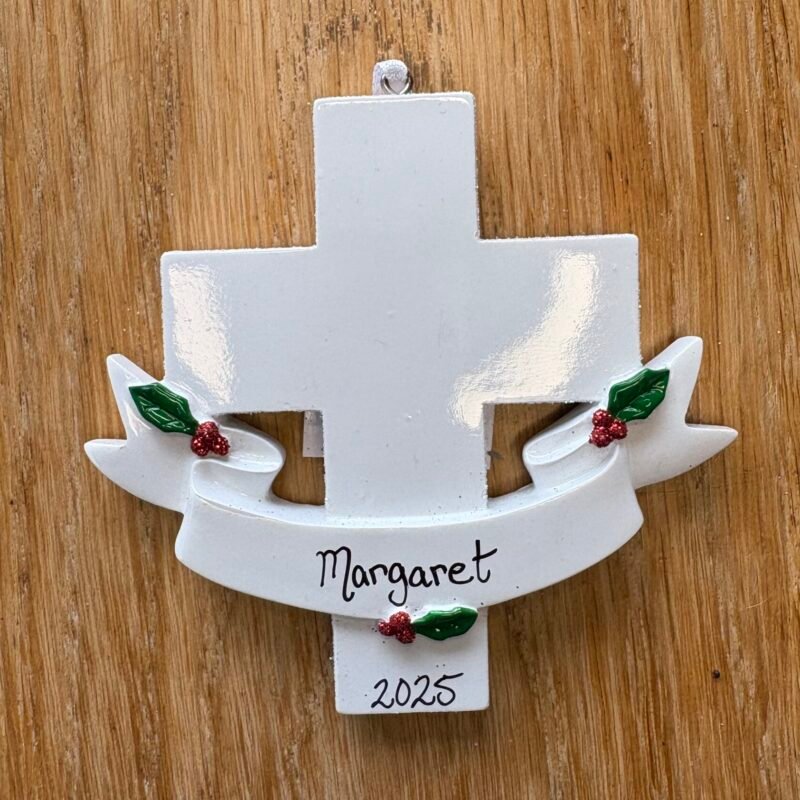 Remembrance Cross with Holly