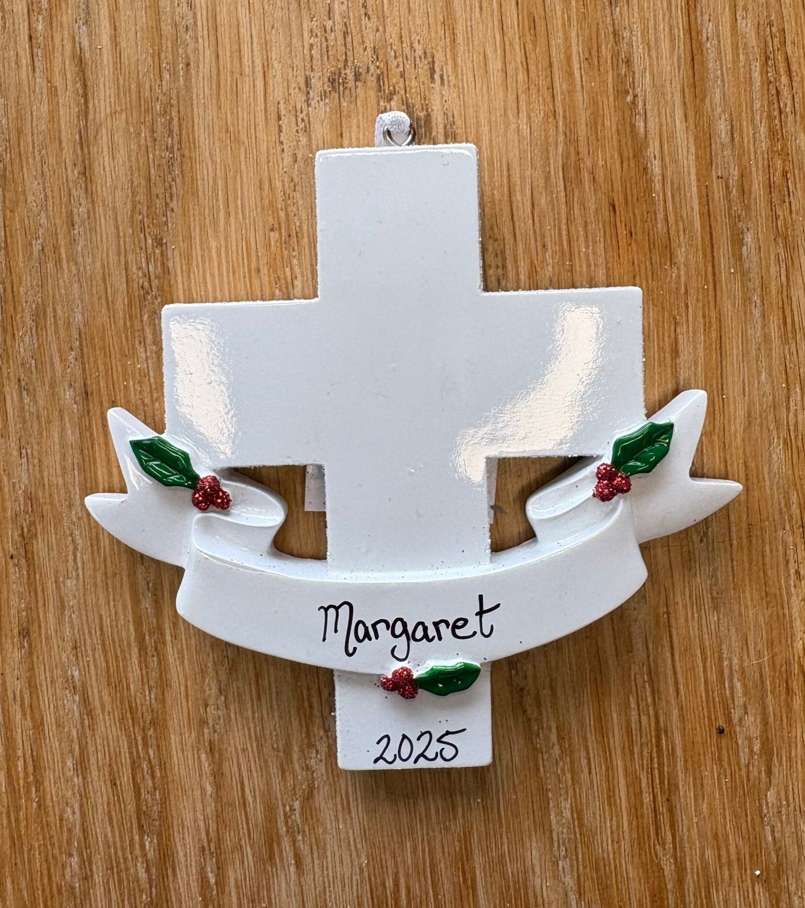 Remembrance Cross with Holly