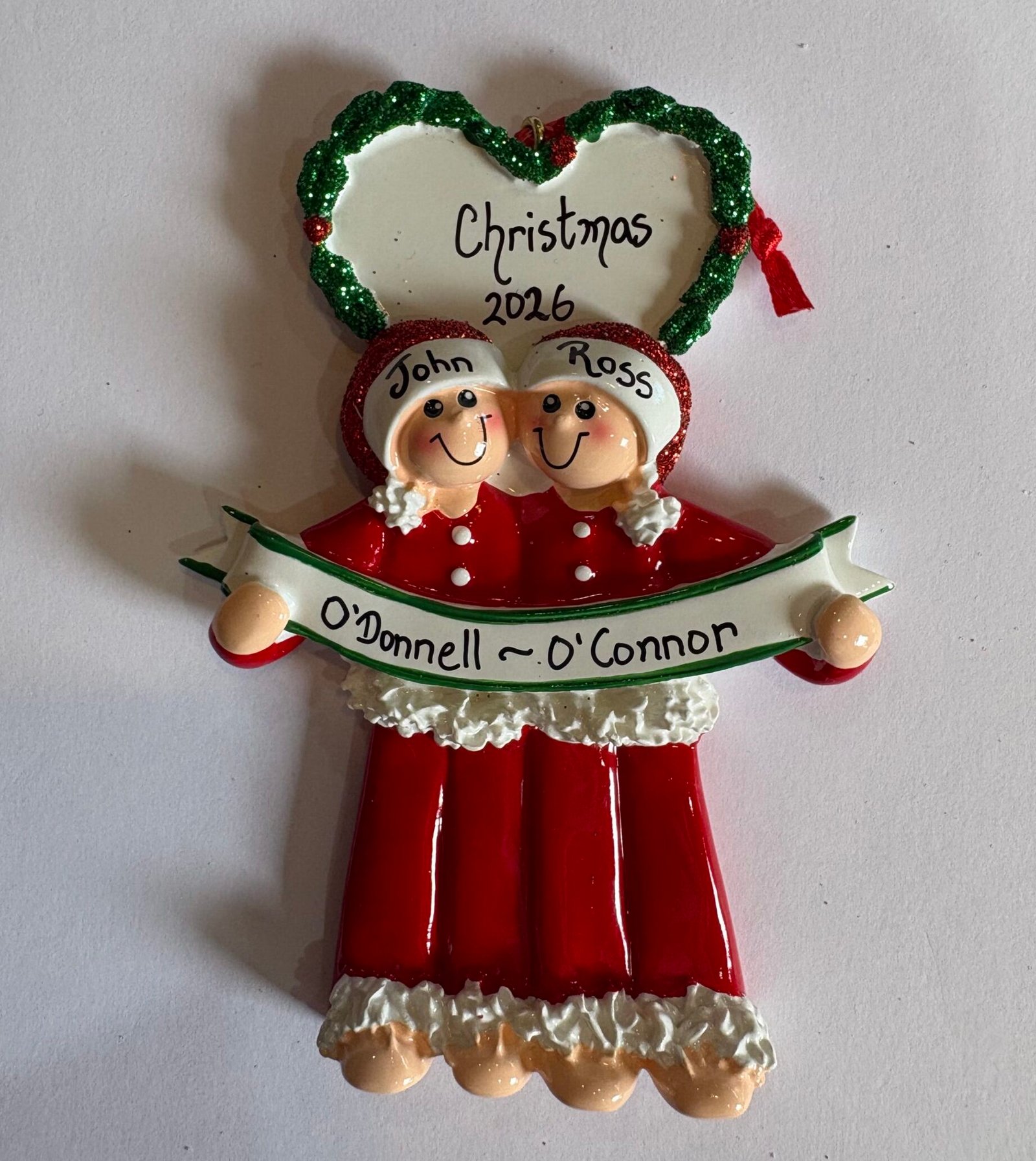 Male Heart Wreath Couple