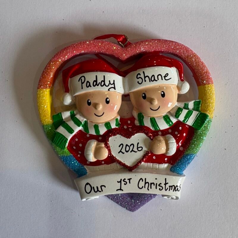 Rainbow Heart Couple