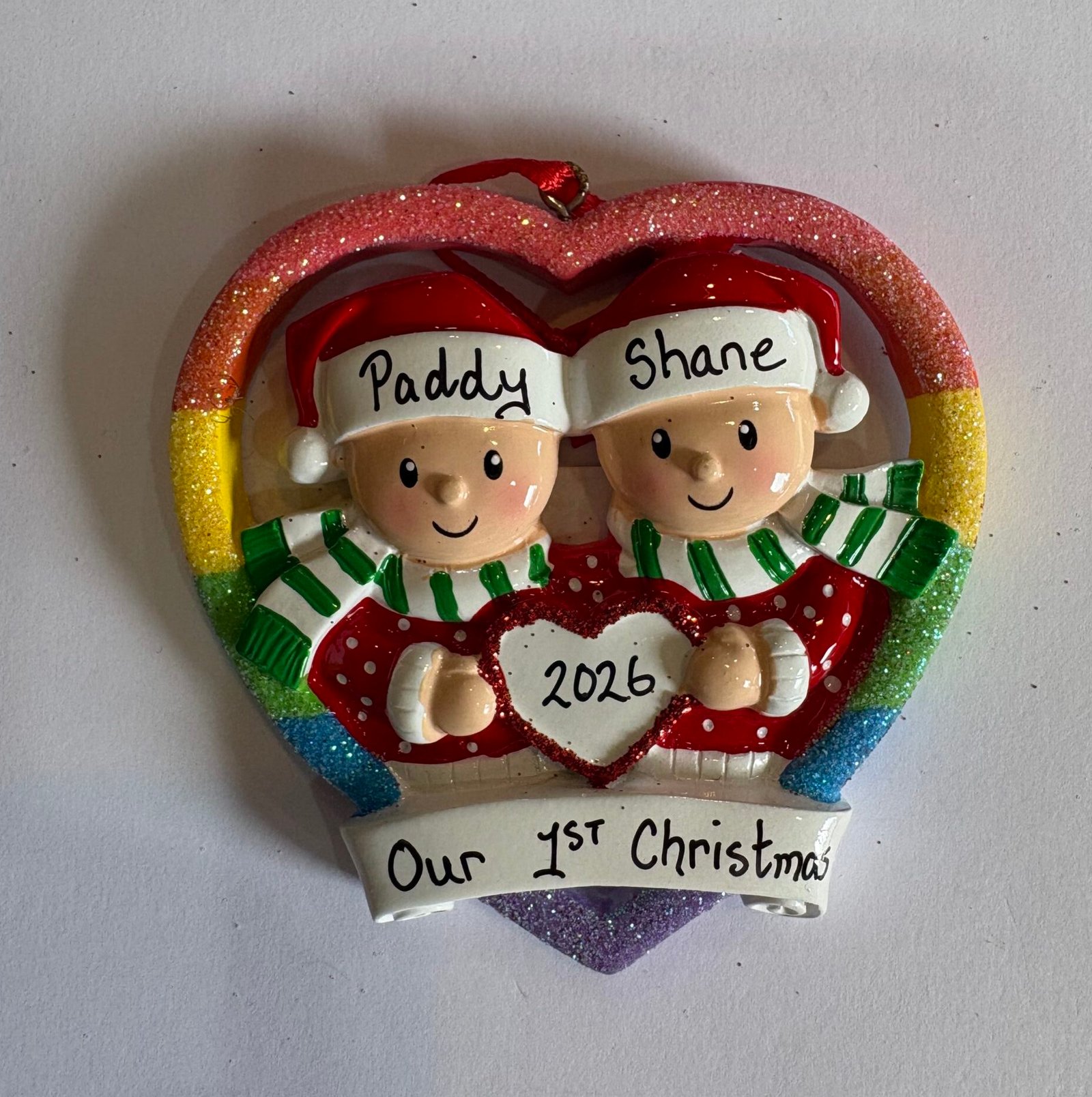 Rainbow Heart Couple