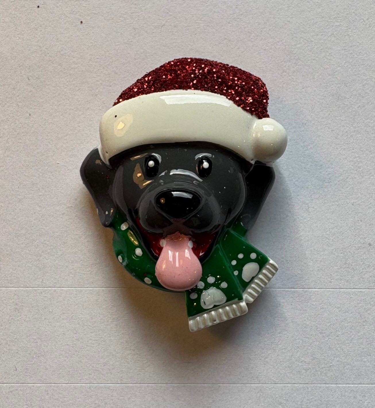 Dog Head Grey Stick On